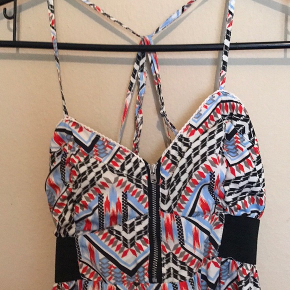 Blue and red Aztec sundress - Picture 3 of 7